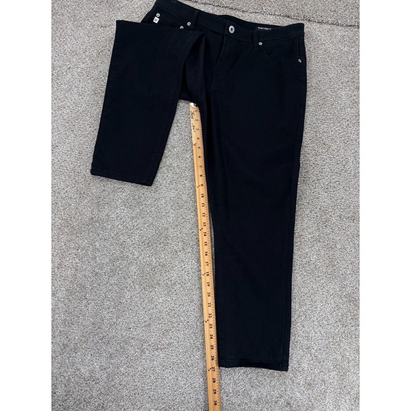 Bandanny Peter Manning Itallian 5-Pocket Pant Mens 33x27 Black Olimpias Sateen - Picture 11 of 13